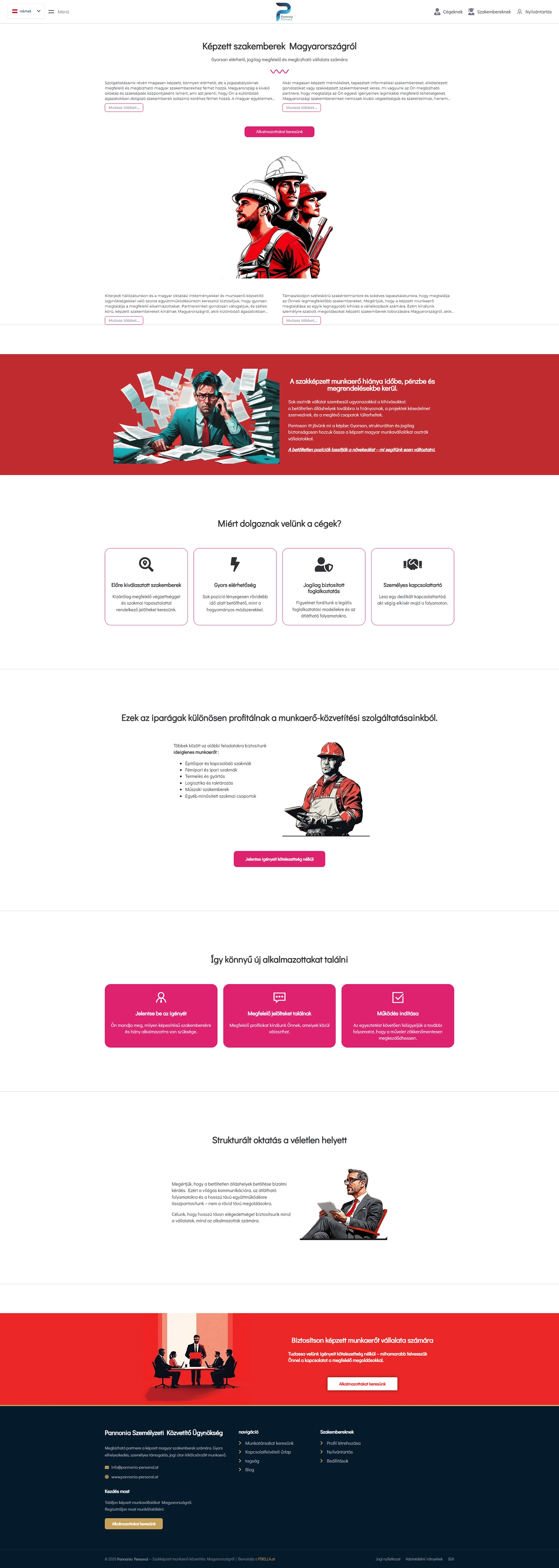 Ausztriai állások és munkalehetőségek | weboldal készítés Győr